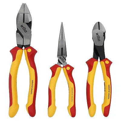 Wiha Insulated Pliers And Cutters Tray Set (3 Piece)