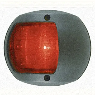 Perko Led Side Light - Red - 12V - Black Plastic Housing