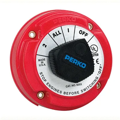 Perko 8503Dp Medium Duty Battery Selector Switch W/Alternator Fi