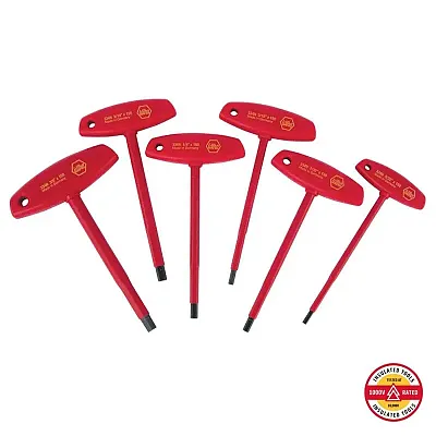 Wiha Insulated T-Handle Hex Sae Set (6 Piece Set)