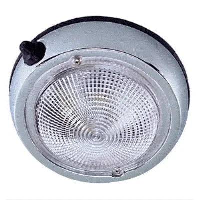 Perko Surface Mount Dome Light - 5&quot; - Chrome Plated