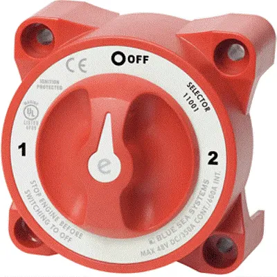 Blue Sea 11001 E-Series Battery Switch W/Alternator Field Discon