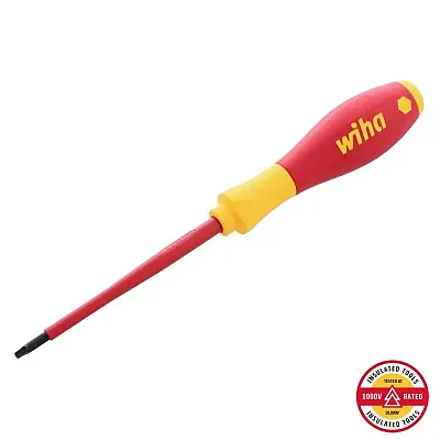 Wiha Insulated Square Tip Screwdriver Sq #1 X 100Mm