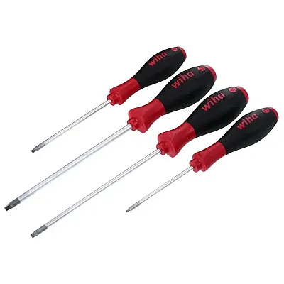 Wiha 4 Piece Softfinish Square Screwdriver Set