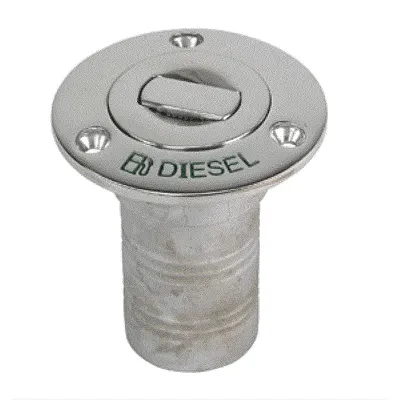 Whitecap Bluewater Push Up Deck Fill - 1-1/2&quot; Hose - Diesel
