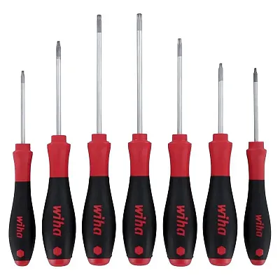 Wiha Softfinish Cushion Grip &#039;Security Torx&#039; Screwdriver Set (7 Piece Set)