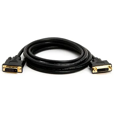 Cmple 368-N DVI D Dual Link Extension M/F Cable -10 Feet (Gold P