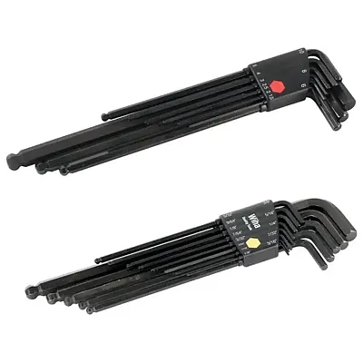 Wiha Sae/Metric Ball End Hex L-Key Wrench Set (22 Piece)