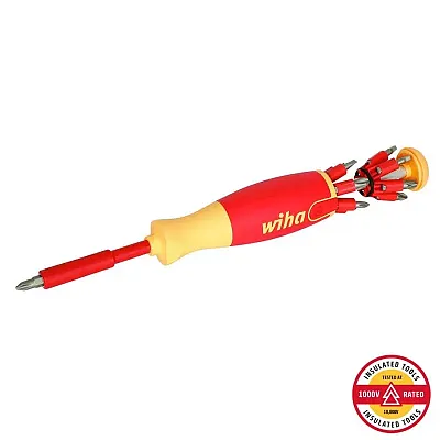Wiha Insulated Pop-Up 1/4&quot; Insert Bit Set - 14 Piece Set