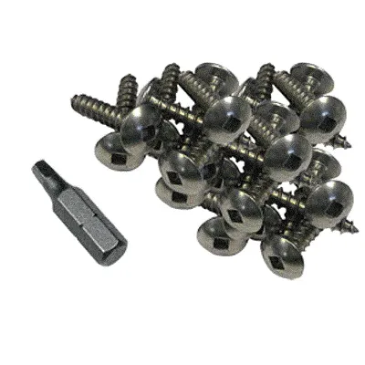 Dock Edge Stainless Steel Profile Fasteners 100 Pcs 1&quot;