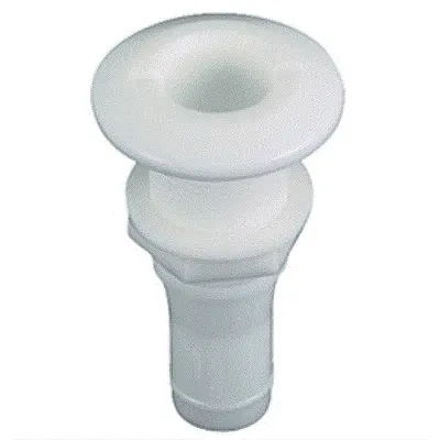 Perko 5/8&quot; Thru-Hull Fitting F/ Hose Plastic Made In The Usa