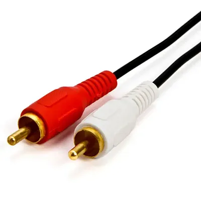 Cmple 392-N RCA Stereo Audio Cable Male to Male Oxygen-Free - 1.