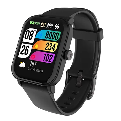 3Plus 3Pl-Vibeps-Bk2 Vive+ (Gen 2) Gps Smartwatch With 1.72-In. Color Display, B