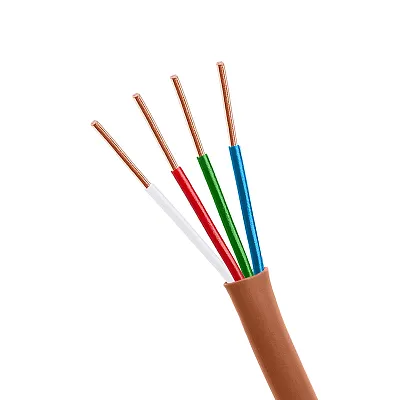Cmple 500Ft Thermostat Wire | 18 Gauge 4 Conductor Cable | 18/4 Solid Bare Coppe