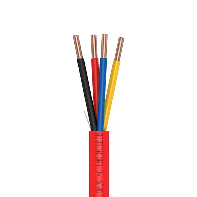 Cmple Fire Alarm Cable 16/4 Bare Copper 16Awg 4 Conductor Unshielded Wire - 1000