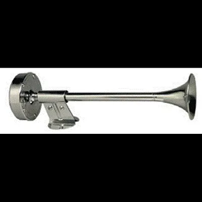 Ongaro Deluxe Ss Shorty Single Trumpet Horn - 12V