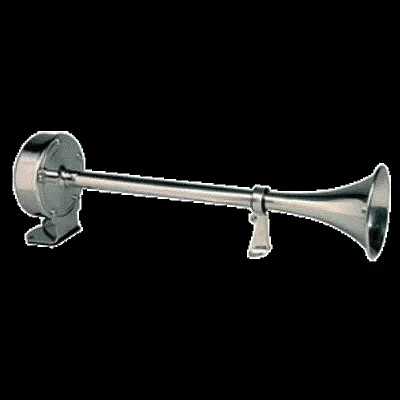 Ongaro Deluxe Ss Single Trumpet Horn - 24V