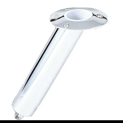 Lee&#039;s 30 Degree SS Flush Mount Swivel Base Rod Holder - 2&quot; x 9&quot; 