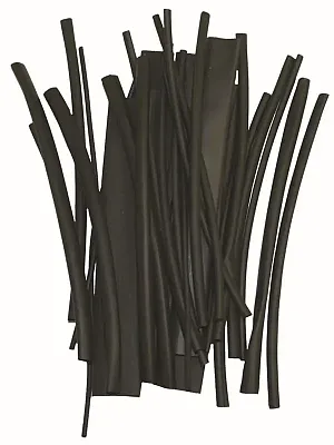30 Pc Assorted Sizes Black Heat Shrink 43108