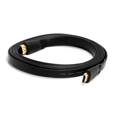 Cmple 435-N HDMI 1.3 Cable FLAT CL2 Rated (Gold Plated) -10ft