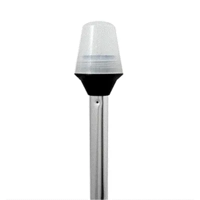 Attwood Frosted Globe All-Around Pole Light w/2-Pin Locking Coll
