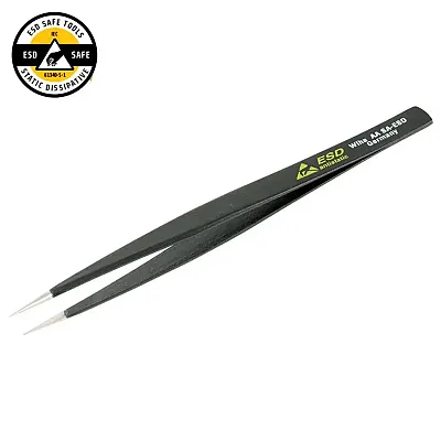 Wiha Esd Safe Tweezers Aa Sa Universal Fine Point - 130Mm