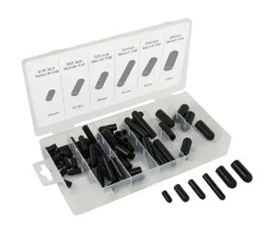 Titan Tools 45253 Titan - 45253 80 Piece Silicone Rubber Vacuum Cap Assortment I