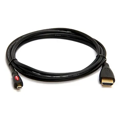 Cmple 459-N MICRO HDMI to HDMI cable Gold Plated for Cell phones