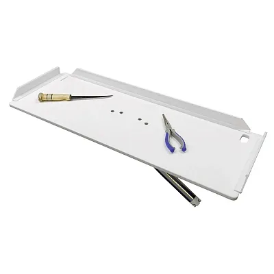 TACO 32&quot; Poly Filet Table w/Adjustable Gunnel Mount - White