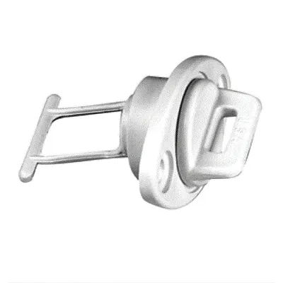 Beckson 1&quot; Drain Plug Screw Type w/Gasket - White