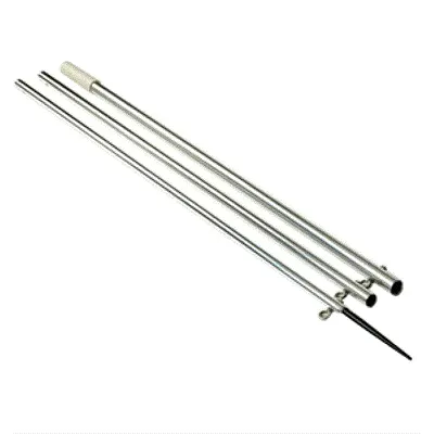 Lee's 13' Bright Silver/Black Spike - Step Tube 1-⅜" - No 