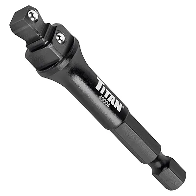 Titan 1/4 And 3/8 In Drive 3 In 1 Stepped Impact Socket Adapter