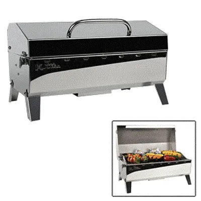 Kuuma Stow N' Go 160 Gas Grill - 13,000BTU w/Regulator, Thermome