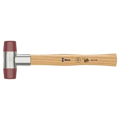 Wera 102 Gr 1/22 Soft-Faced Hammer With Urethane Head Sections