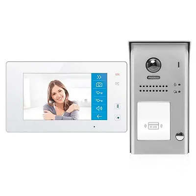 Cmple Video Door Phone Doorbell Entry System, Dx4711M/Id - 1 Apartment Audio/Vid