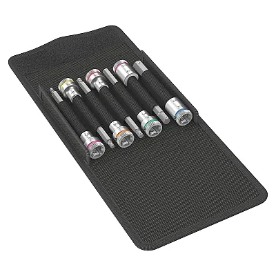 Wera Sae 3/8&quot; Drive Hex Socket Set With Holding Function (7 Piece)