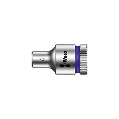 Wera Zyklop 1/4&quot; Drive Metric Socket - 4Mm