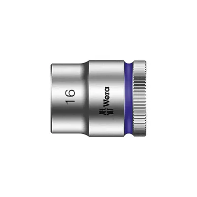 Wera Zyklop 3/8&quot; Drive Metric Socket - 16Mm