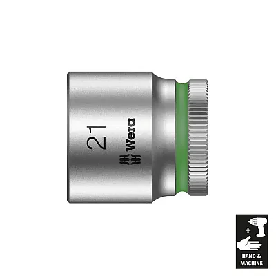 Wera Zyklop 3/8??? Drive Metric Socket ??? 21Mm