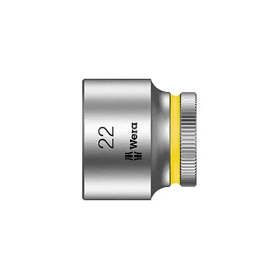 Wera Zyklop 3/8&quot; Drive Metric Socket - 22Mm