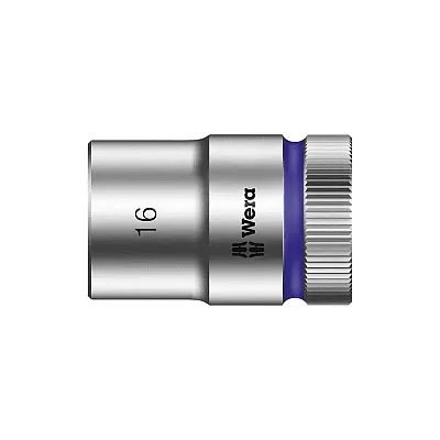 Wera Zyklop 1/2&quot; Drive Metric Socket - 16Mm