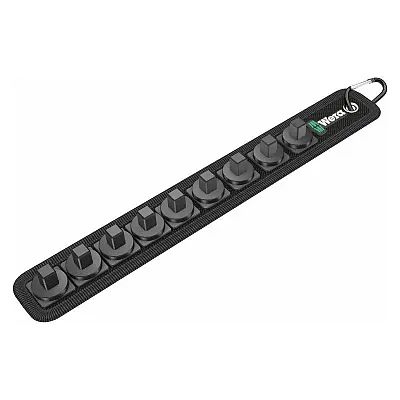 Wera Belt-B (Textile Belt) 9 Location For 3/8&quot; Sockets (Unloaded)
