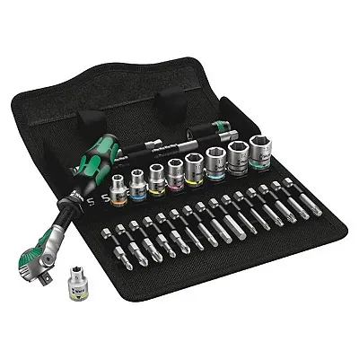 Wera 8100 Sa 6 Zyklop Metric Speed Ratchet Set 28 Piece 1/4&quot; Drive