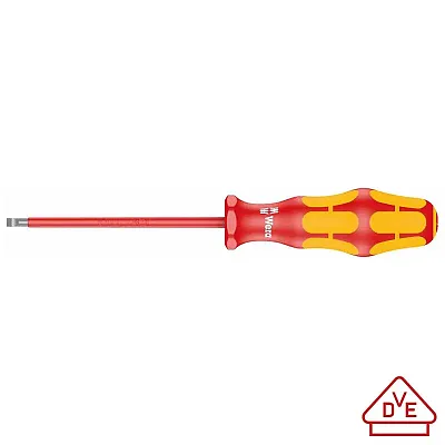 Wera Screwdriver: Vde Insulated Slotted 0.8 X 150Mm