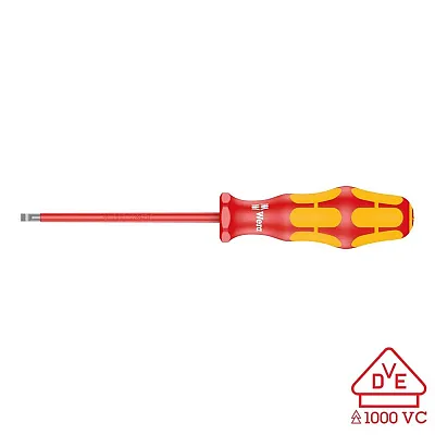 Wera 05006121001 Kraftform Plus Vde 160I Slotted Insulated Screwdriver