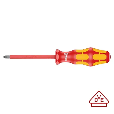 Wera Vde Insulated Screwdriver: Ph #1 X 80Mm