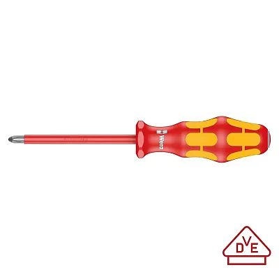 Wera Vde Insulated Screwdriver: Ph #1 X 150Mm