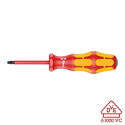 Wera Vde Insulated Screwdriver: Torx Tx #10 X 80Mm