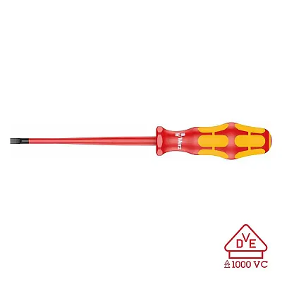 Wera Vde Insulated Screwdriver: Slotted 5.5Mm