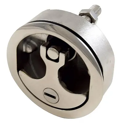 Whitecap Compression Handle - 316 Stainless Steel - Locking - 3&quot; Outer Diameter